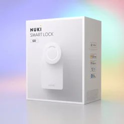 Serrure connectée Smart Lock Go blanche^Nuki