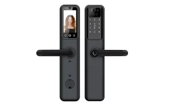 Serrure Connectée Wi-Fi avec Reconnaissance Faciale 3D, Caméra Full HD et Contrôle à Distance^Rentside New