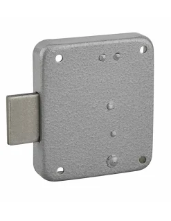 Serrure de meuble Paris pour porte d'ameublement, gauche, axe 40mm, 65x70mm, gris, 1 clé -^Thirard Sale