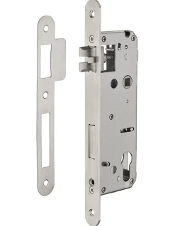 Serrure encast. Intelock trou cylindre pour poignées connectées, inox, axe45mm, entr'axes85mm, carré8, BR - INTELOCK-Thirard Outlet