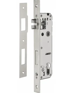 Serrure encast. Intelock trou cylindre pour poignées connectées, inox, axe30mm, entr'axes85mm, carré8, BC - INTELOCK^Thirard New