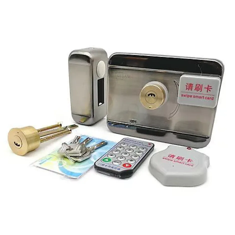 Serrure électrique motorisée 12v avec lecteur de badge intégré btc4 mifare^Generique Sale