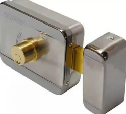 Serrure électrique motorisée 12v btc2 - double barrillet mecanique^BT SECURITY