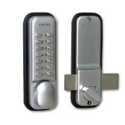 Serrure mécanique pour porte intérieure 35 - 60 mm - ouverture gauche droite - - 109057^Extel Best