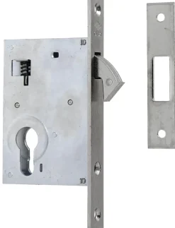 Serrure monopoint à larder profil étroit à crochet axe 50mm - - CIS45110.50^Cisa New