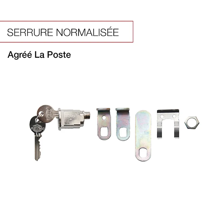 Serrure PTT normalisée boites aux lettres^Renz Online