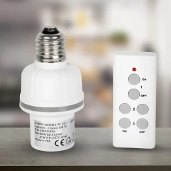 Set de 2 Douilles E27 + Télécommandées^Fishtec Hot