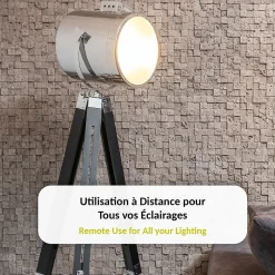 Set de 2 Douilles E27 + Télécommandées^Fishtec Hot