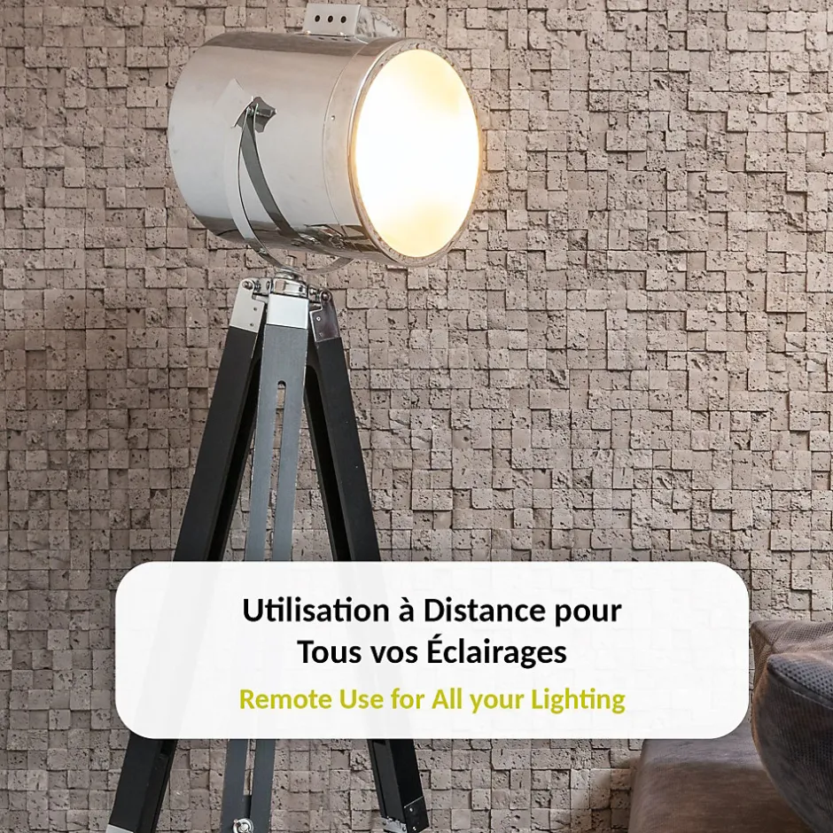 Set de 2 Douilles E27 + Télécommandées^Fishtec Hot