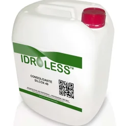 Silcox 40 Consolidant Anti-Poussière (10L). Compacte les murs intérieurs, les empêchant de libérer de la poussière et des graviers-Idroless Hot