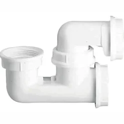 Siphon Baignoire Blanc - Marque - Modèle - Arrivée 40/49 - Sortie horizontale 40/49 - Joint américain-Autres Hot