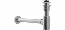 Siphon de lavabo + bonde Clic-Clac Chrome^Rea Best
