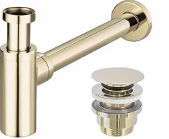 Siphon de lavabo + bonde Gold^Rea Best