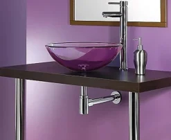 Siphon de lavabo design universel 1 1/4 x 32mm,Syphon Réglable, Anti Odeur (Chrome) LuxuryBain^Luxury Bain Clearance