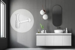 Siphon De Lavabo Hc2 White-Rea New