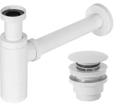 Siphon de lavabo universel Clic-Clac White^Rea New