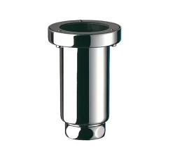 Siphon d'urinoir - Modèle : Laiton chromé - Hauteur : 114mm-