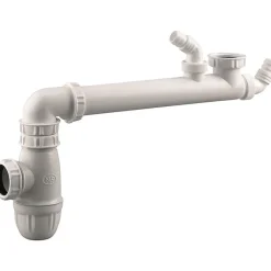 Siphon gain de place 1 bac - Diamètre 40 mm-Valentin