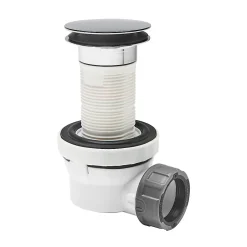 Siphon 32mm XS Pure 100mm et bonde quick-clac-Wirquin New