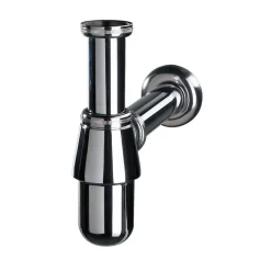 Siphon rond BOT avec finition chromée brillante en laiton Kibath^ Outlet