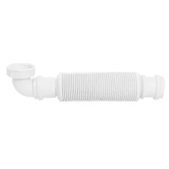 Siphon sans garde d'eau gain de place blanc 32mm^Wirquin
