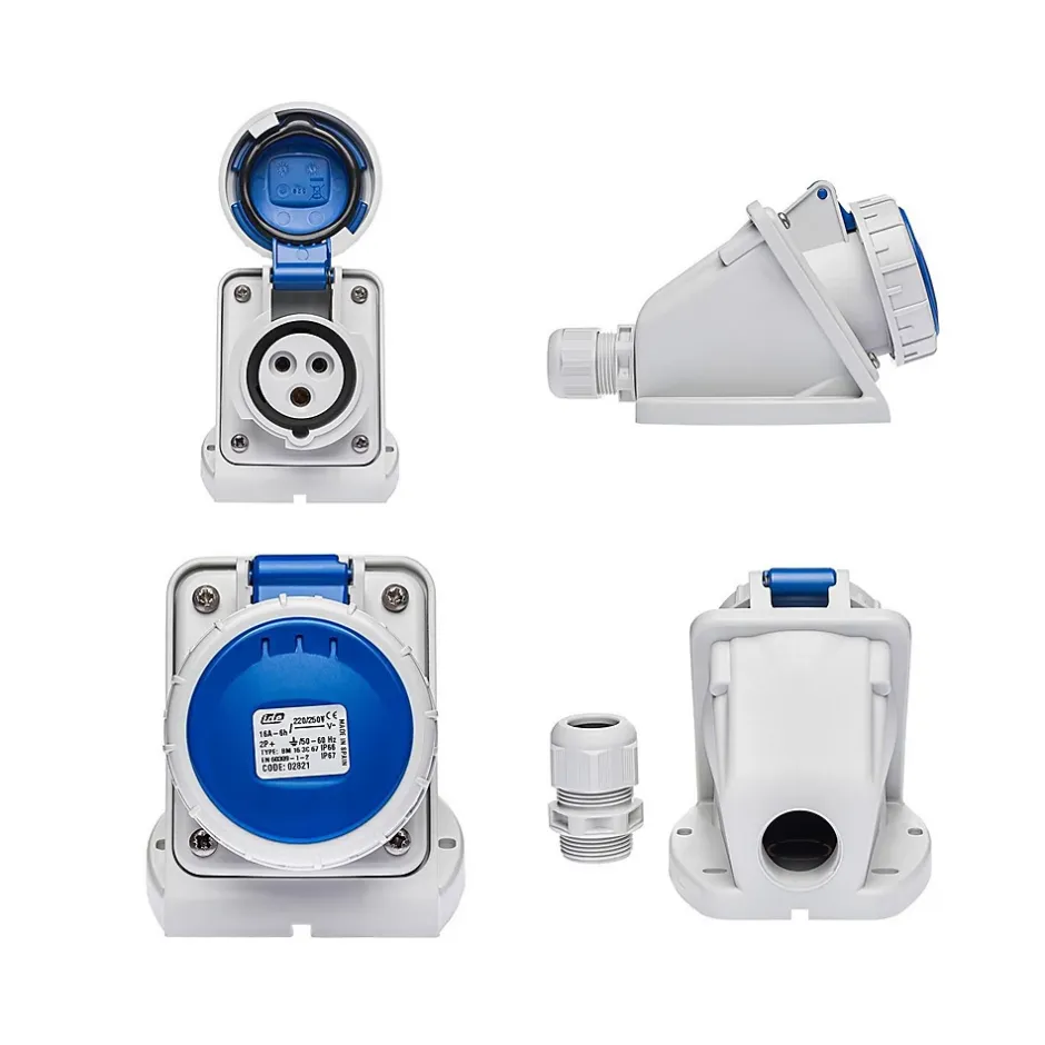 Socle De Prise Cee 16a 2p+t - Montage Mural - étanche Ip67 -^Ide Discount