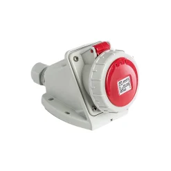 Socle De Prise Triphasé 16a 3p+t - Montage Mural - étanche Ip67 --Ide Hot