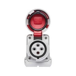 Socle De Prise Triphasé 16a 3p+t - Montage Mural - étanche Ip67 --Ide Hot