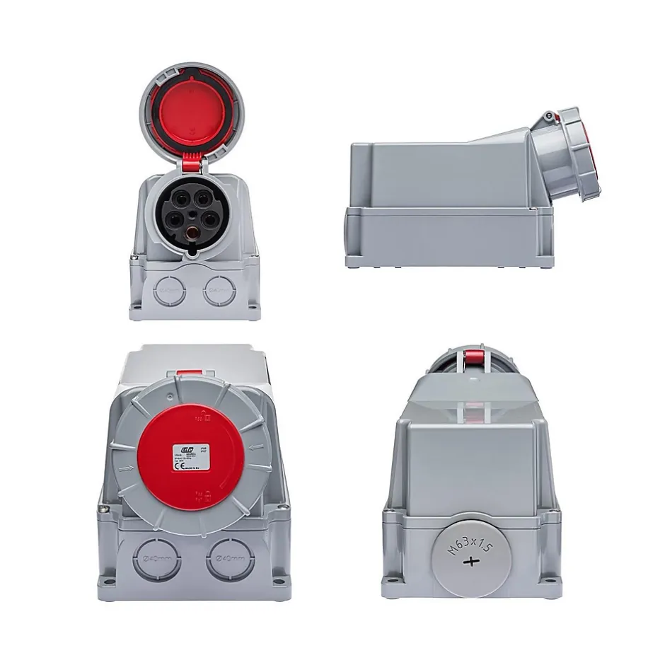 Socle De Prise Tétrapolaire 125a 3p+n+t - étanche Ip67 -^Ide Discount