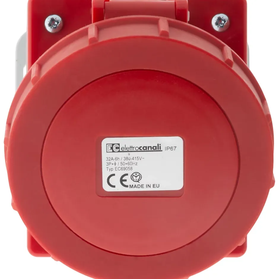 Socle IEC309 3P+T 32A --Zenitech Clearance