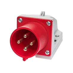 Socle Male Triphasé 32a 3p+t 380v - 4 Broches - étanche Ip44 -^Ide Outlet