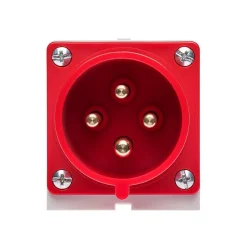 Socle Male Triphasé 32a 3p+t 380v - 4 Broches - étanche Ip44 -^Ide Outlet