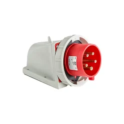 Socle Male Tétra 32a 3p+n+t 380v - 5 Broches - étanche Ip67- Livré Avec Bouchon D'étanchéité--Ide Hot