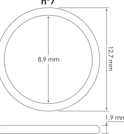 - Lot de 5 joints toriques n 7^Somatherm for you
