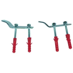 - 2 pattes supports de lavabo 3mm acier-Somatherm for you Best