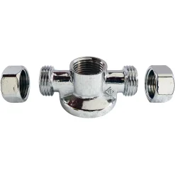 - Applique murale double nue avec écrou pour collet battu diam 14 - F1/2^Somatherm for you New