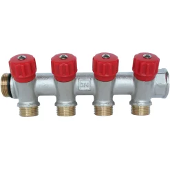 - Collecteur de distribution 4 sorties à portée plate easy lock m15/21 avec vannes-Somatherm for you Clearance