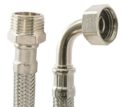 - Flexible sanitaire - Mâle 1/2 et écrou tournant coudé 1/2 - 500mm - DN10^Somatherm for you Best