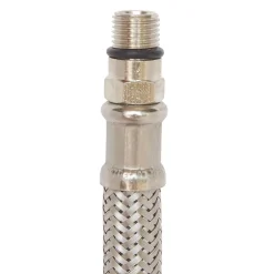 - Flexible sanitaire Prolongateur court M 10/100 Ecrou tournant 1/2 L:300mm DN8-Somatherm for you Hot