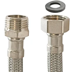 - Flexible sanitaire - Raccord mâle 1/2 écrou tournant 1/2 - 1000mm - DN10^Somatherm for you Outlet