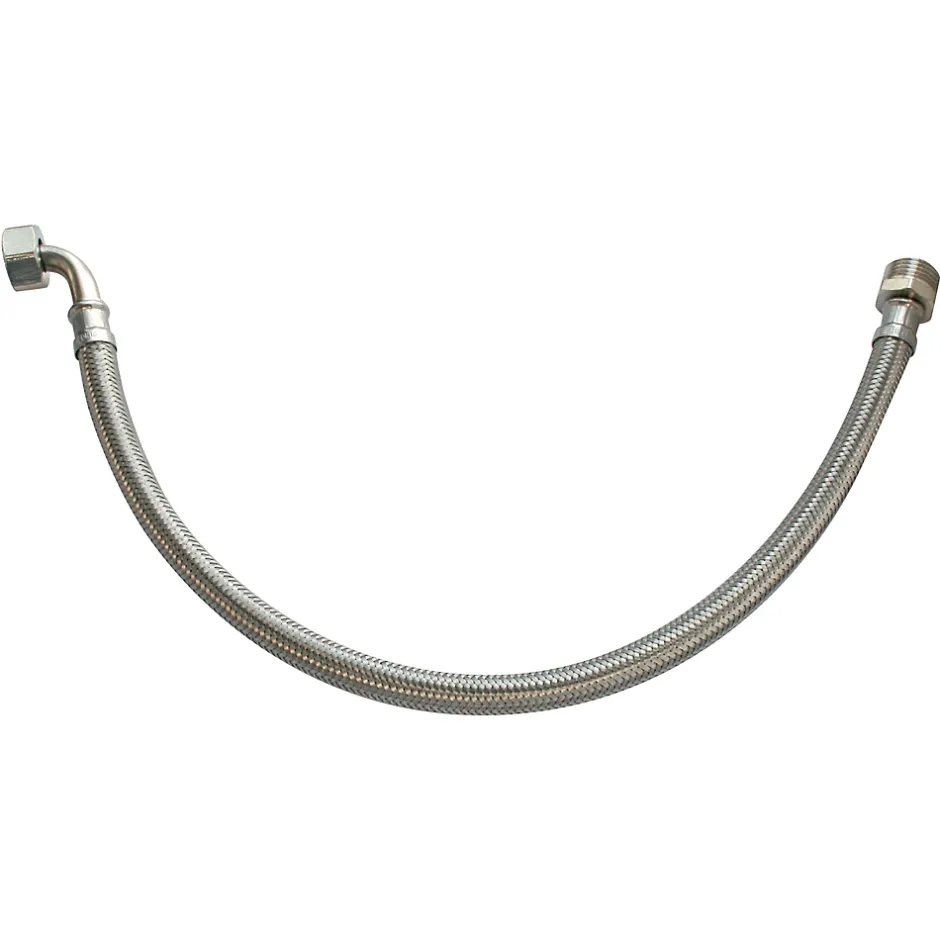 - Flexible sanitaire - Mâle 1/2 et écrou tournant coudé 1/2 - 1000mm - DN8-Somatherm for you Sale