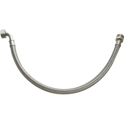 - Flexible sanitaire - Mâle 1/2 et écrou tournant coudé 3/4 - 1000mm - DN8^Somatherm for you Online