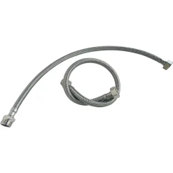 - Lot de 2 flexibles sanitaires - Mâle 3/8 écrou tournant 3/8 - 300mm - DN8^Somatherm for you Sale