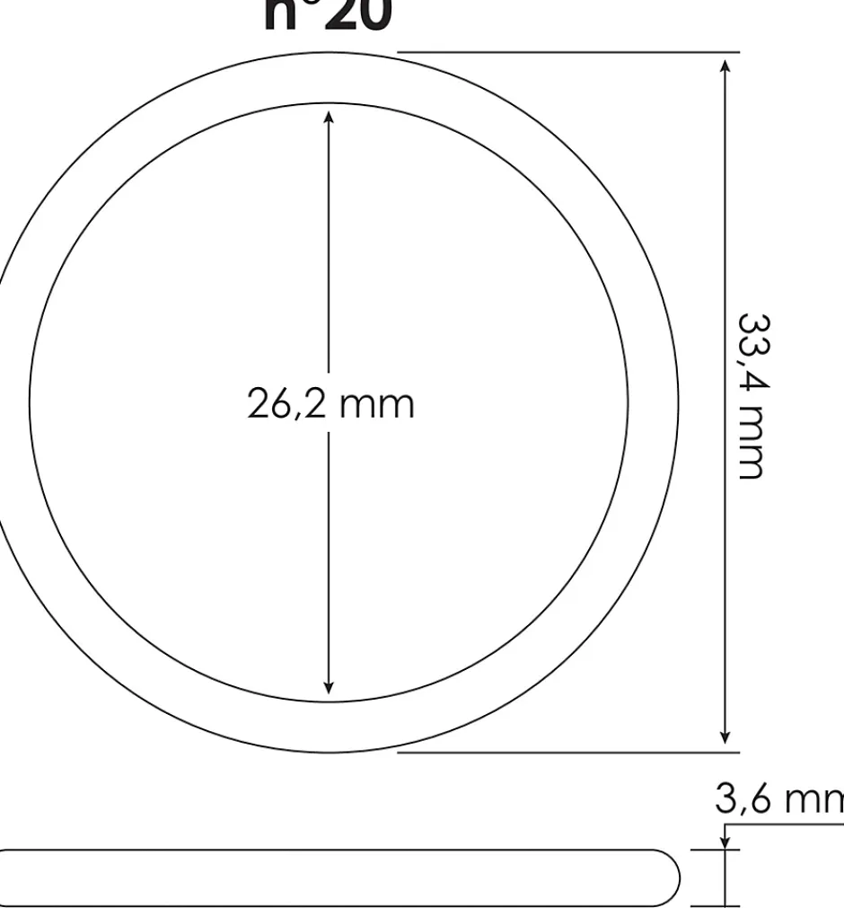 - Lot de 3 joints toriques n20^Somatherm for you Outlet