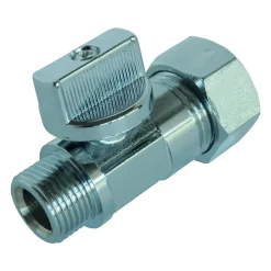 - Mini vanne à sphère nickelée bicone TC12 - mâle 12/17^Somatherm for you Best