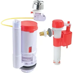 - Pack mécanisme WC câble double chasse + Robinet flotteur alimentation réversible-Somatherm for you Discount