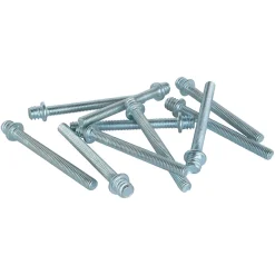 - Patte à vis à métaux 7/150 - 50 mm (x100) - Acier nickelé à épaulement^Somatherm for you New