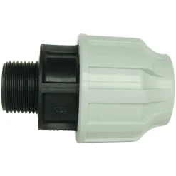 - Raccord plastique droit pour tube PE diam 40 mm - Mâle 1 1/4^Somatherm for you Sale