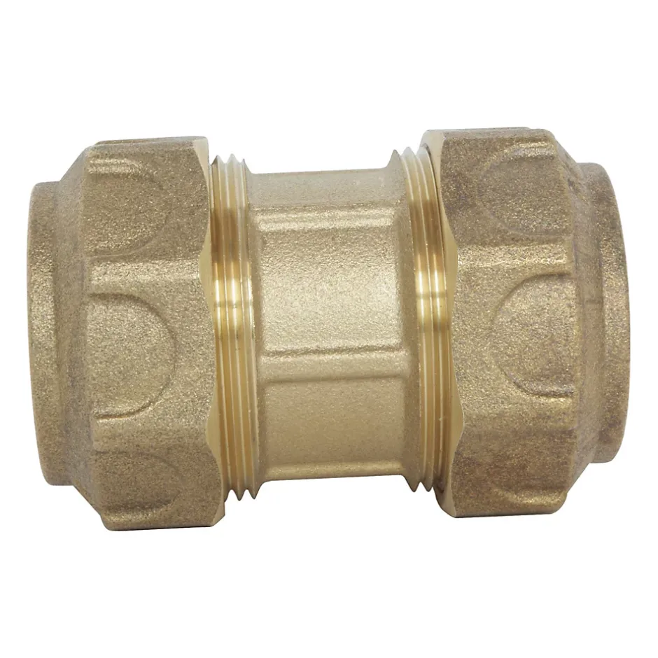 - Raccord laiton manchon égal Serrage Extérieur pour tube PE diam 25 mm-Somatherm for you Sale