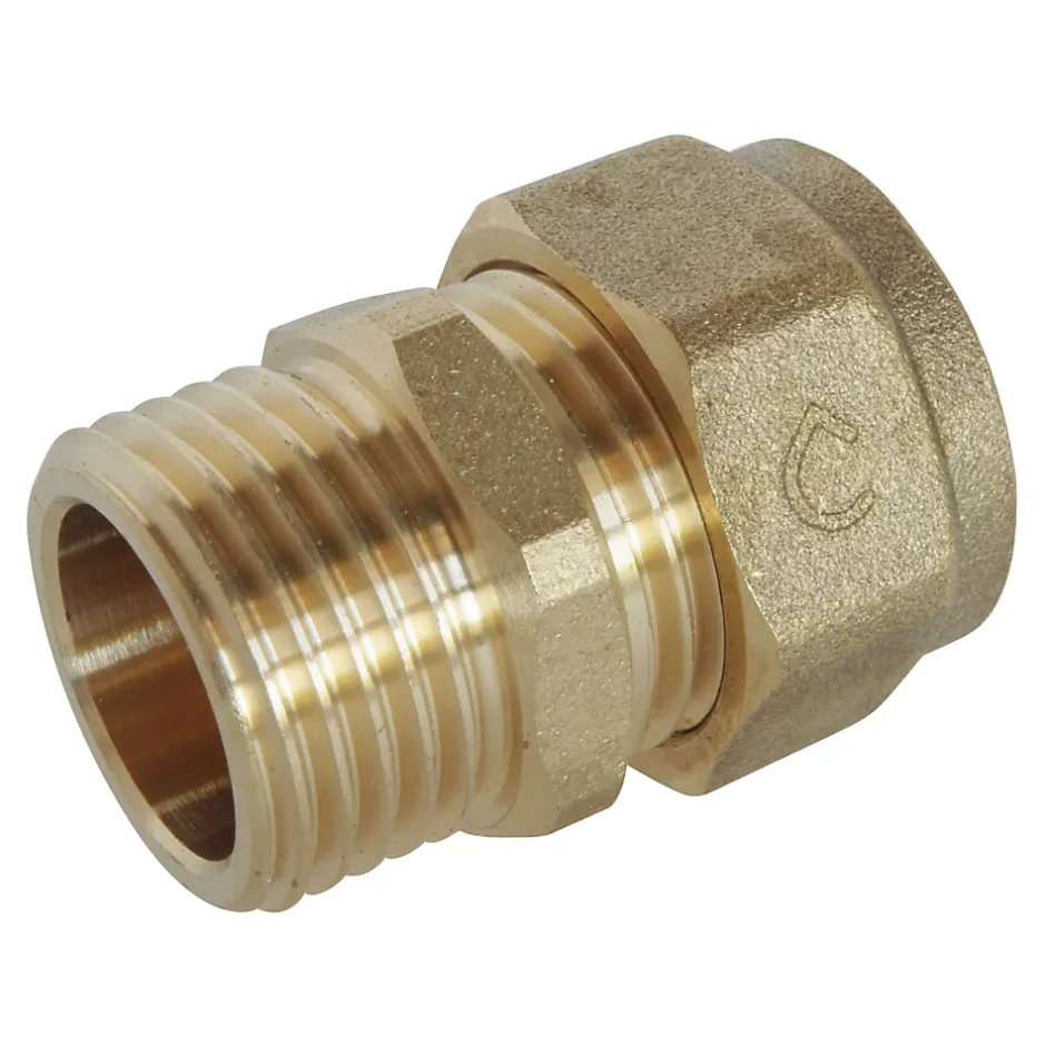 - Raccord droit à visser pour tube PER diam 12 -Male 12/17 par lot de 5^Somatherm for you Outlet